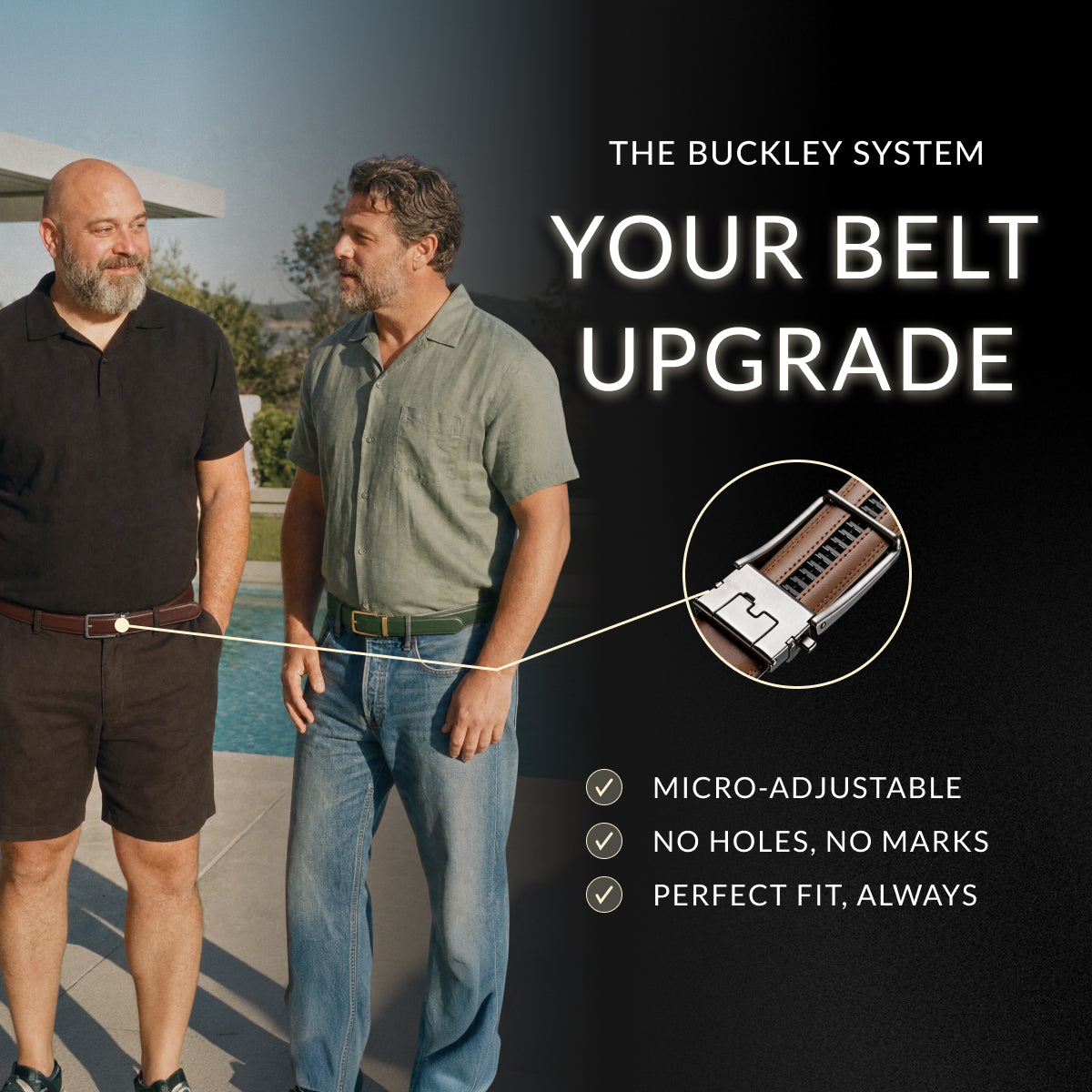 THE BUCKLEY BELT - 3-PACK