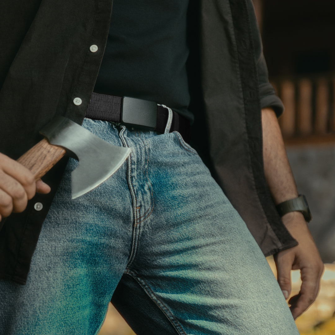 THE OUTDOOR BELT - NEGRO