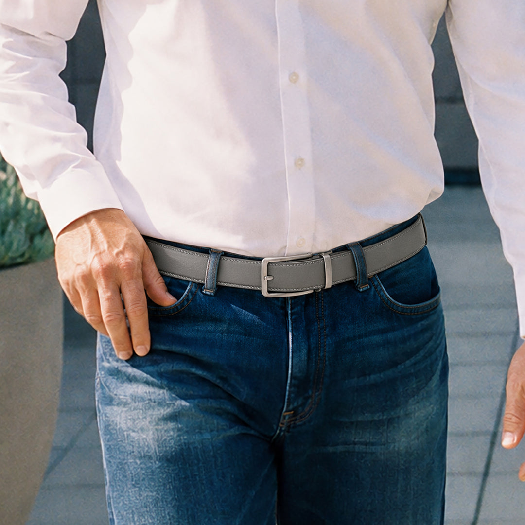 THE CLASSIC BELT - GREY