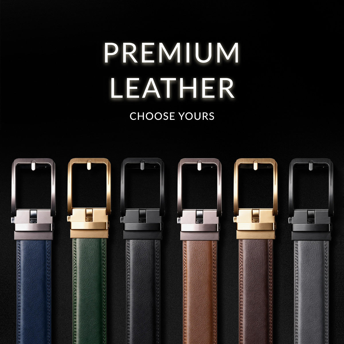 THE BUCKLEY BELT - 3-PACK